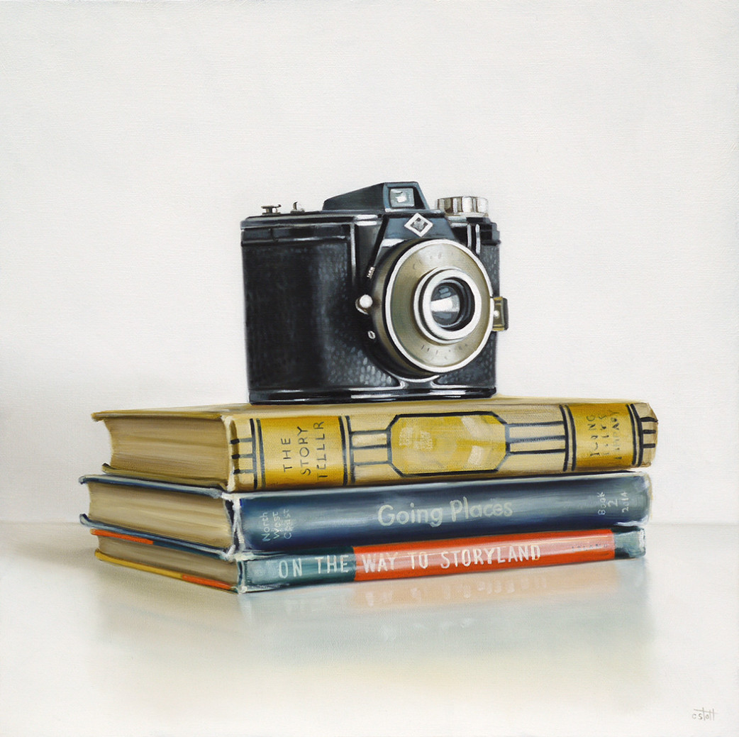 Vintage Camera Painting