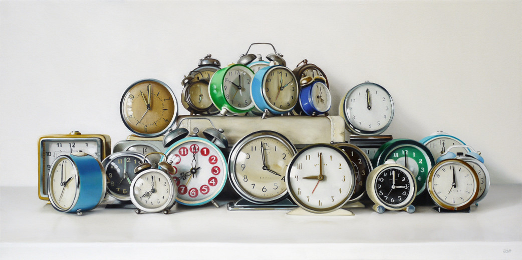 Oil Painting All The Hours in a Day by Christopher Stott
