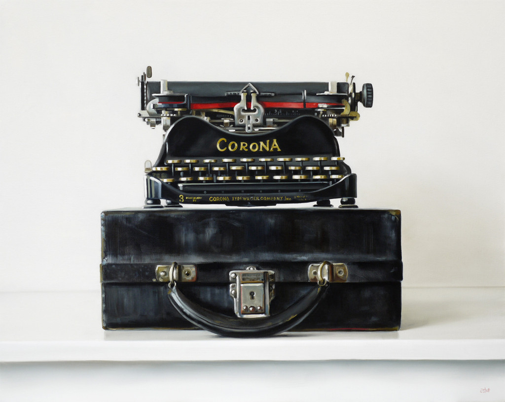 Corona No.3 Typewriter painting by Christopher Stott