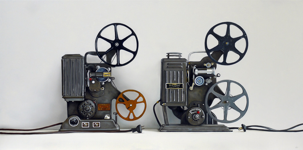 Two Vintage Film Projectors by Christopher Stott