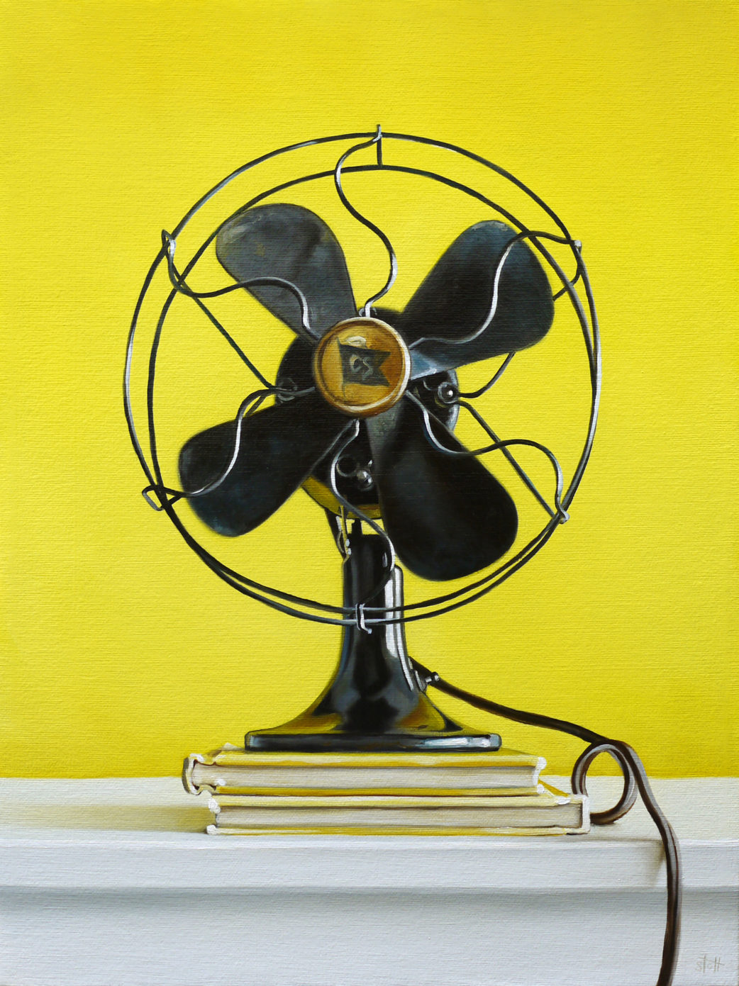 Primary Fan - Yellow by Christopher Stott